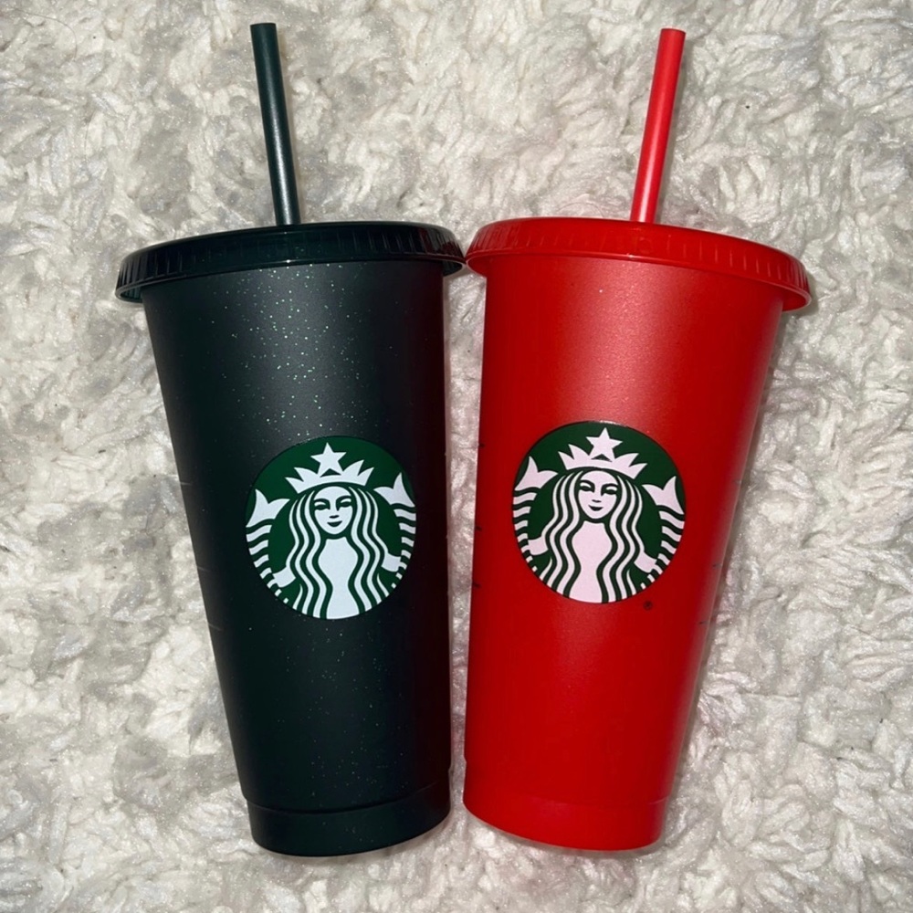 Starbucks Holiday Cups Set of 2